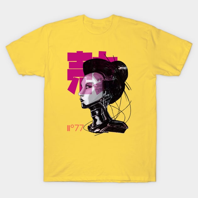 cyber girl 77 T-Shirt by kohtart